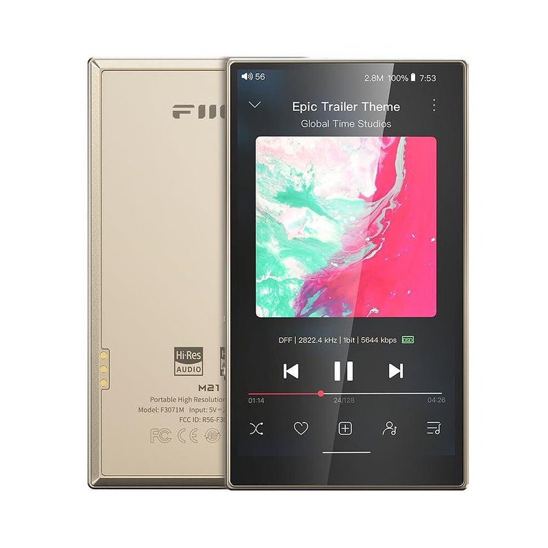 FIIO M21 チタニウムゴールド Fiio M21 Portable High-Res Lossless Music player | Fiio.eu